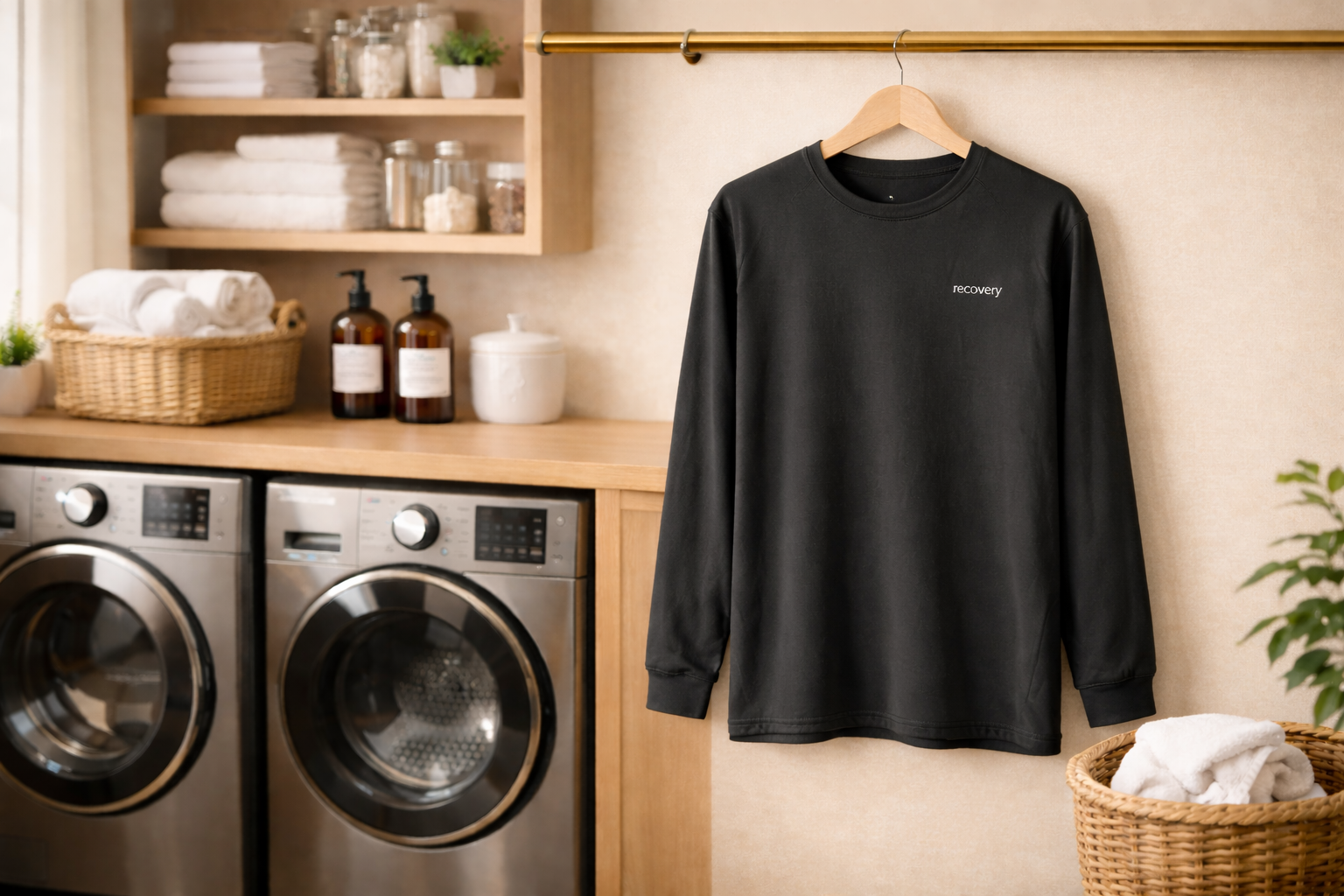ランドリーにリカバリーウェア