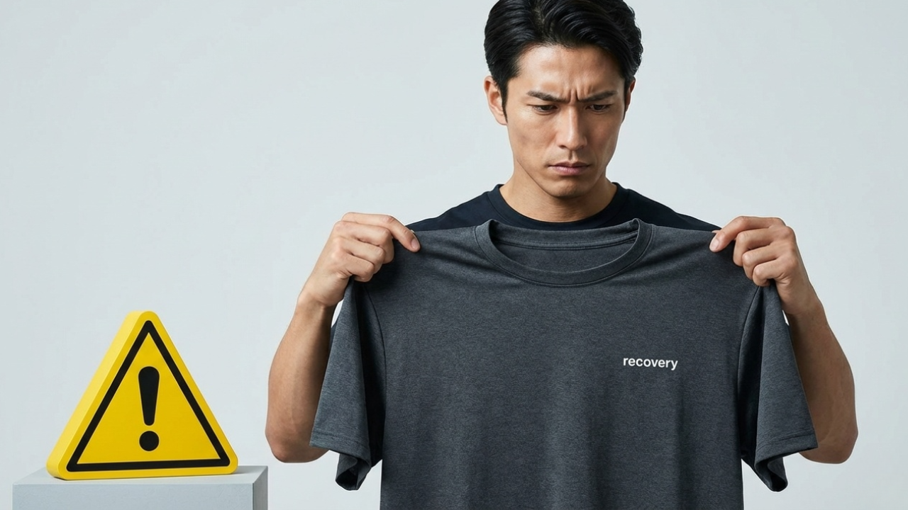 リカバリーウェア注意点