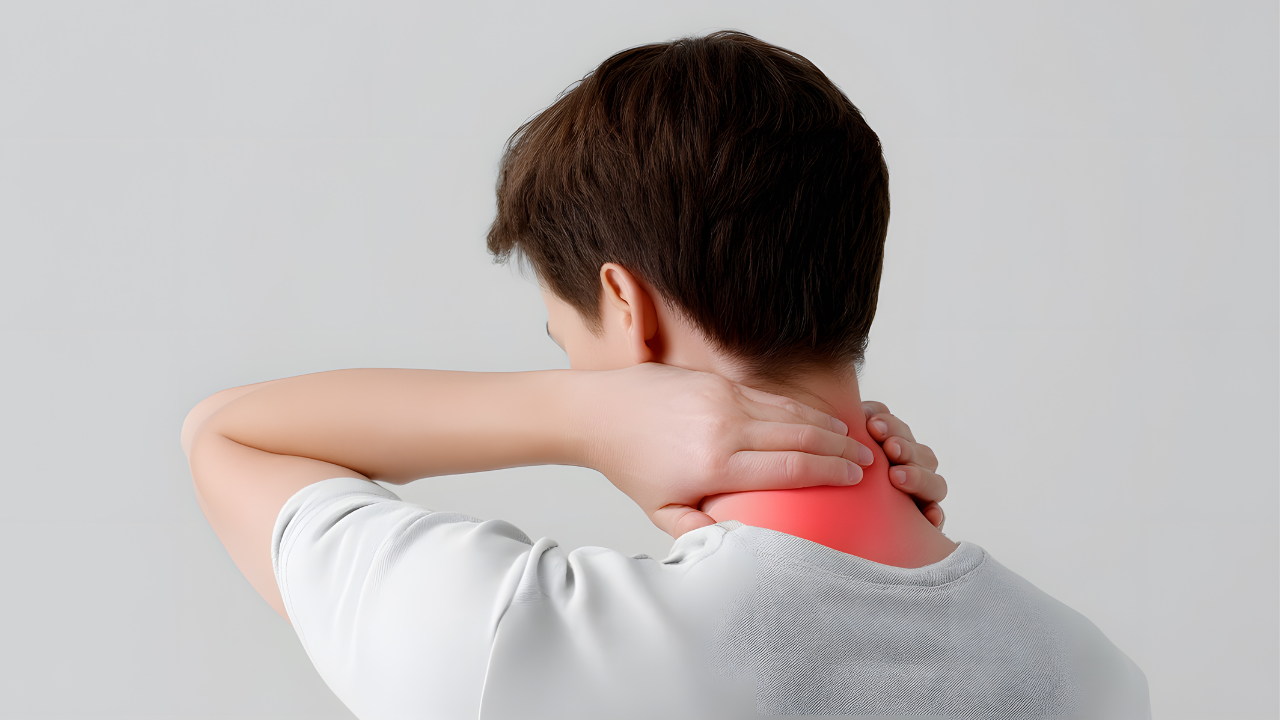 首コリが気になる男性